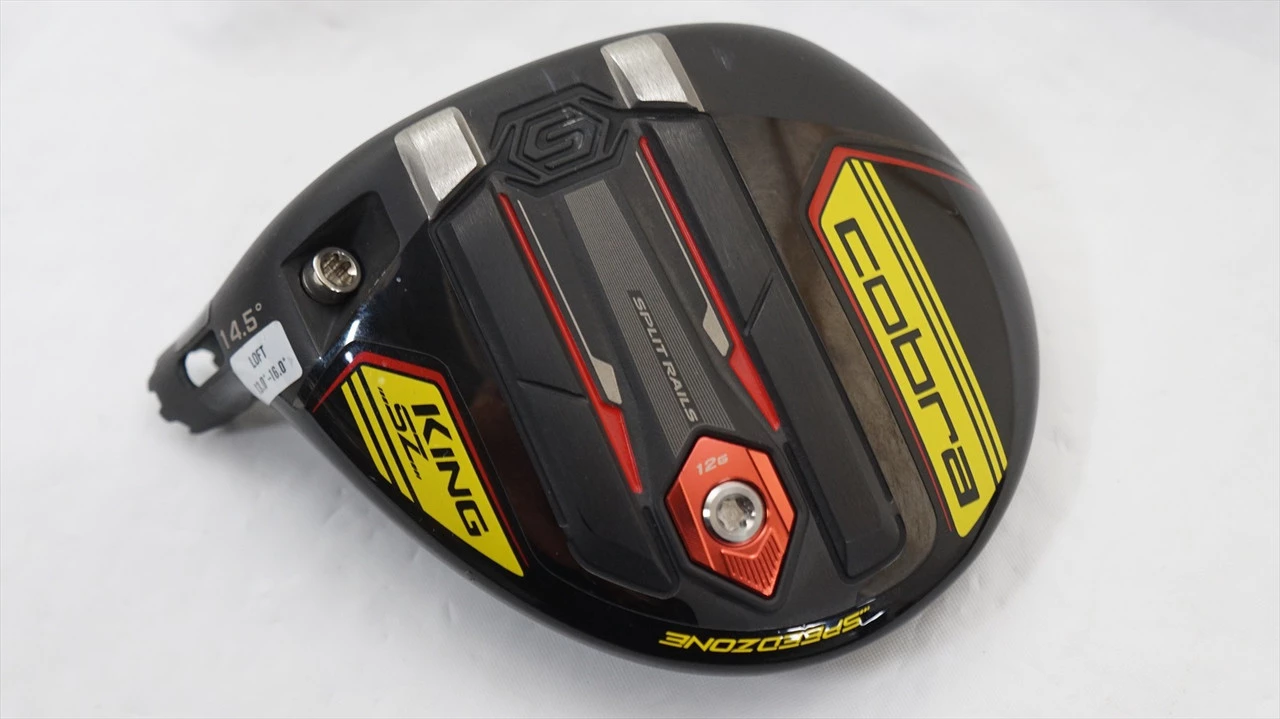 Cheap ❤️ Cobra Speedzone Black/Yellow 14.5* Stong #3 Wood Club Head Only 939966 Lefty Lh 🥰 1 Cheap ❤️ Cobra Speedzone Black/Yellow 14.5* Stong #3 Wood Club Head Only 939966 Lefty Lh 🥰