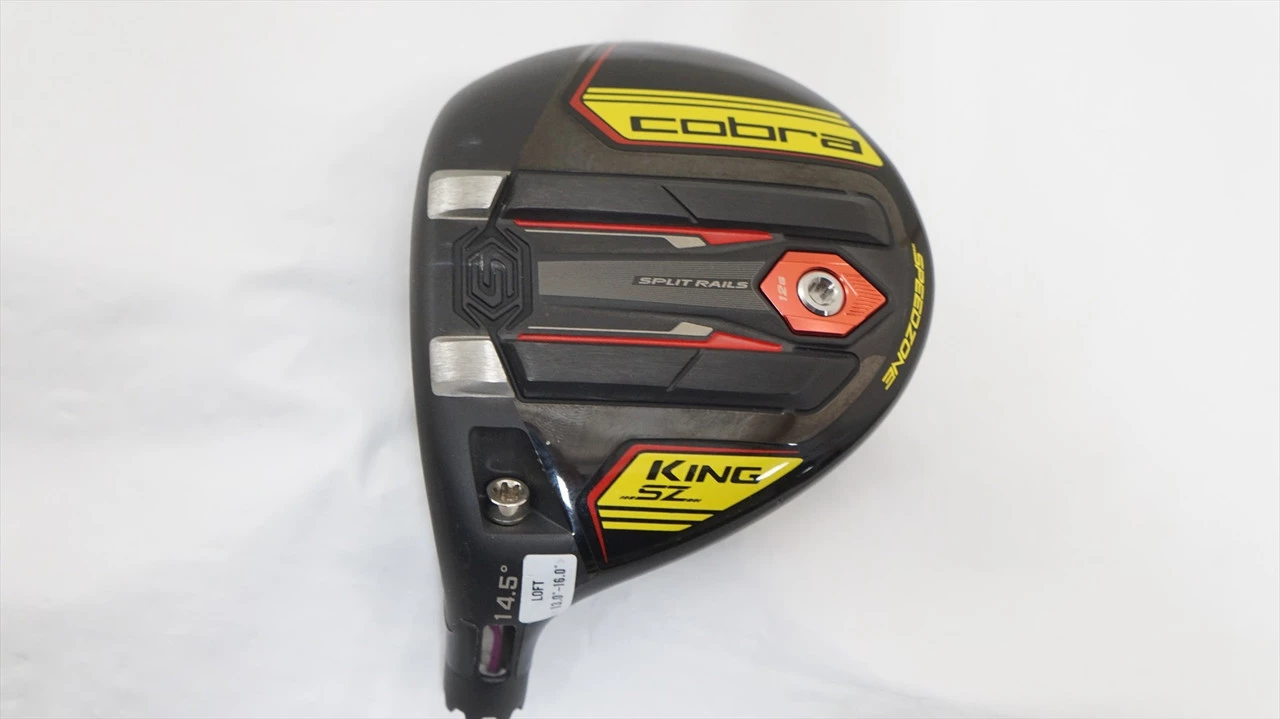 Cheap ❤️ Cobra Speedzone Black/Yellow 14.5* Stong #3 Wood Club Head Only 939966 Lefty Lh 🥰 2 Cheap ❤️ Cobra Speedzone Black/Yellow 14.5* Stong #3 Wood Club Head Only 939966 Lefty Lh 🥰 - Image 2