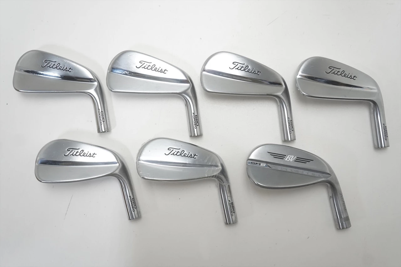 Best deal ๐ฏ Titleist 620 MB 4-PW (46* SM8) 7pc Iron Set Club Heads Only .355 VGOOD -SEE NOTE โ 1 Best deal ๐ฏ Titleist 620 MB 4-PW (46* SM8) 7pc Iron Set Club Heads Only .355 VGOOD -SEE NOTE โ